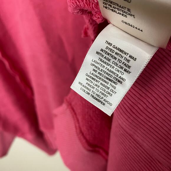 We The Free - Free People Camden Sweatshirt - Pink Phenom - Small - Picture 8 of 9